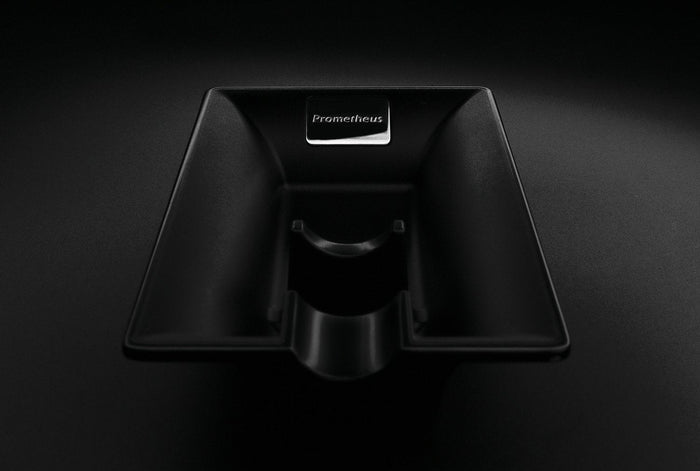 Prometheus Single Cigar Black Matte Ashtray (ASH-METAL)