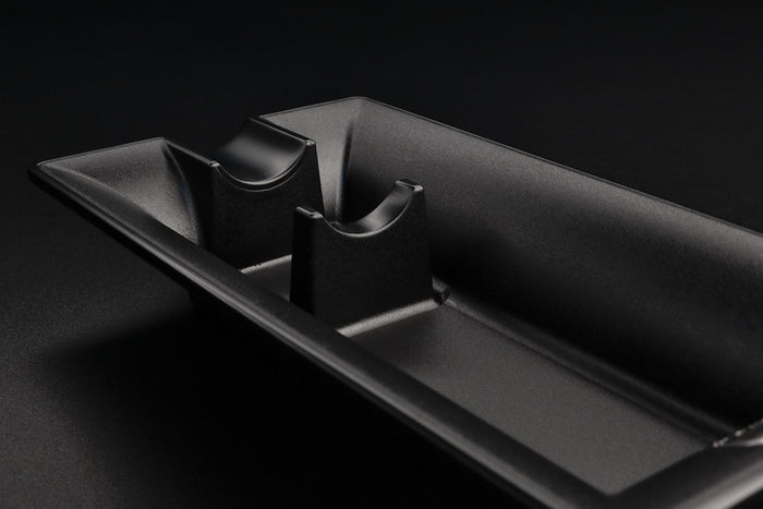 Prometheus Single Cigar Black Matte Ashtray (ASH-METAL)