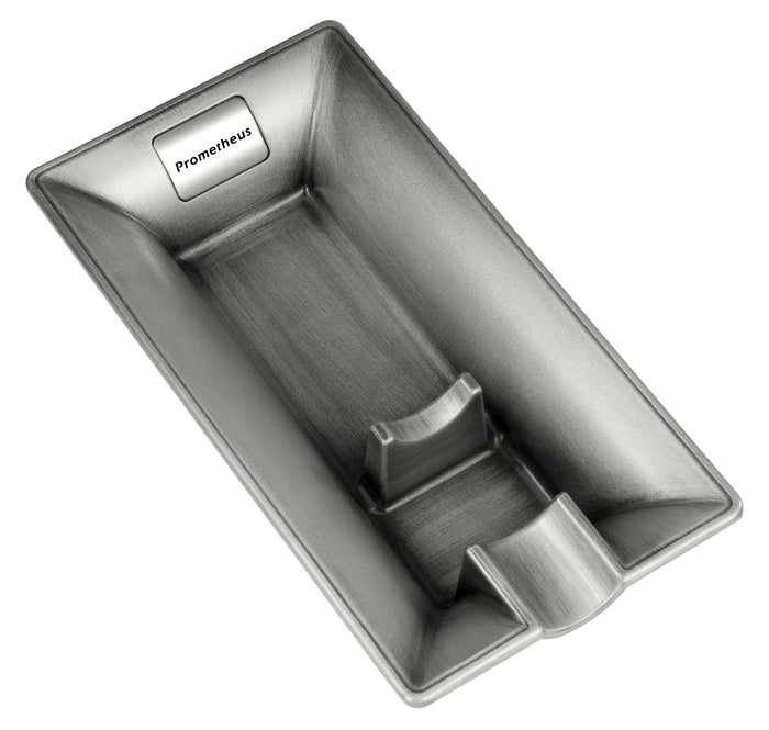 Prometheus Single Cigar Chrome Ashtray  (ASH-METALC)