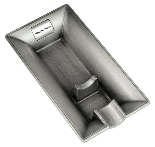 Prometheus Single Cigar Chrome Ashtray  (ASH-METALC)