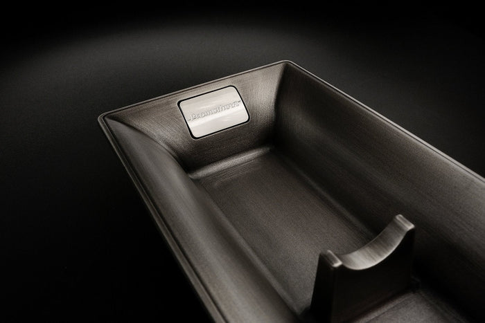 Prometheus Single Cigar Chrome Ashtray  (ASH-METALC)