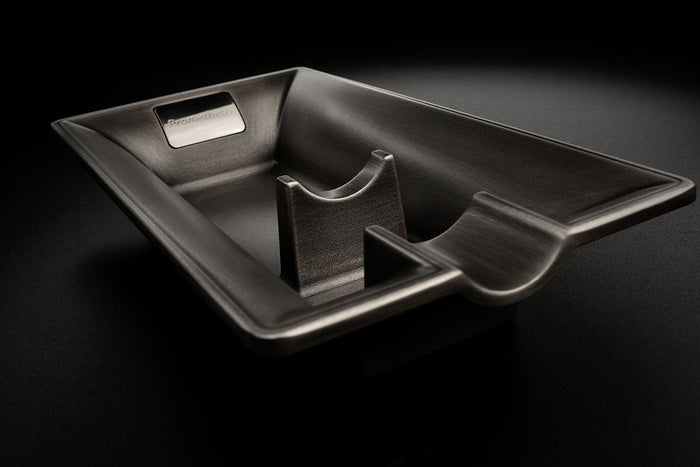 Prometheus Single Cigar Chrome Ashtray  (ASH-METALC)