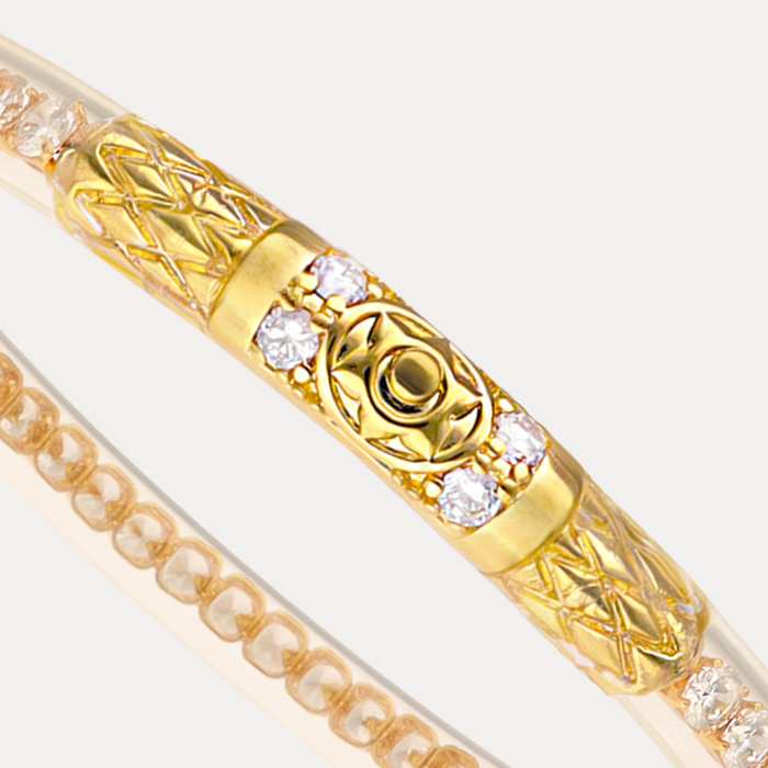 a close up of a bracelet