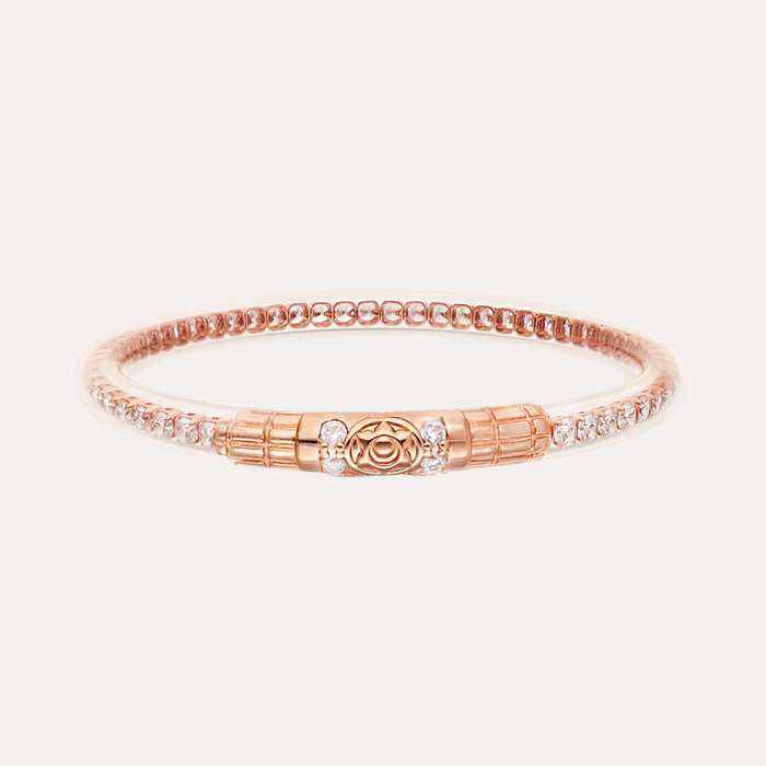 a gold and diamond bracelet