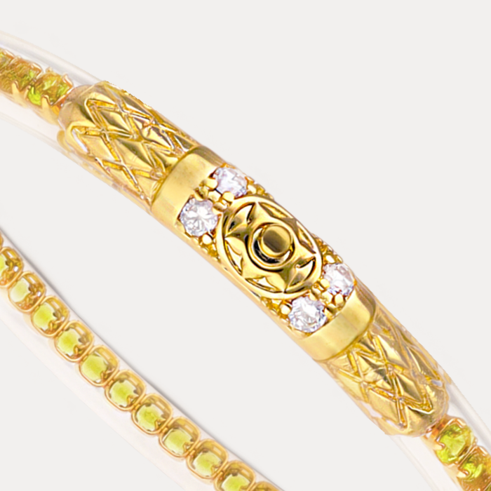 a close up of a bracelet