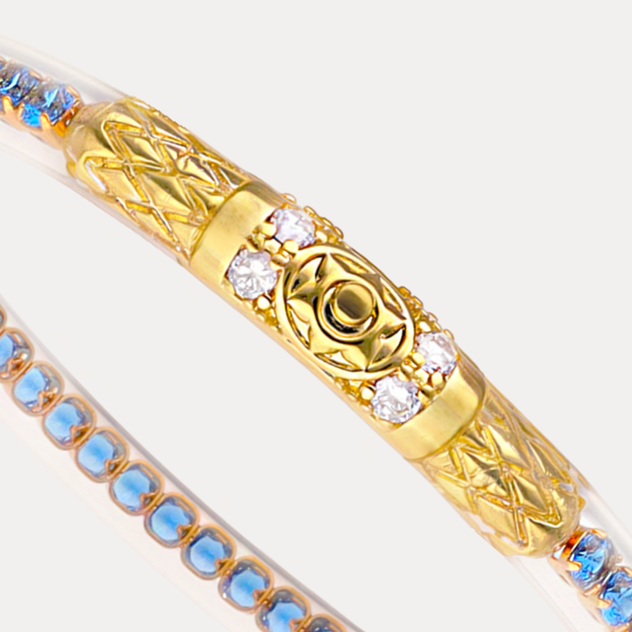 a close up of a bracelet