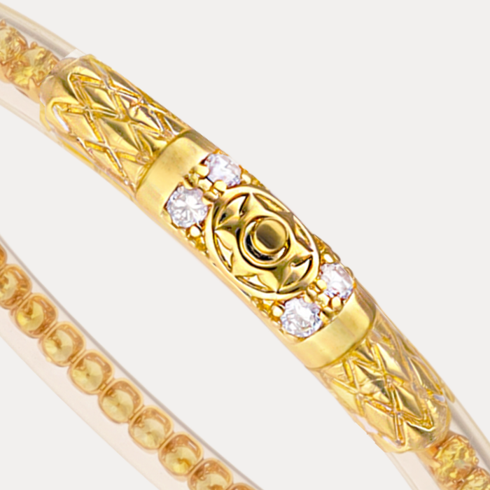 a close up of a bracelet