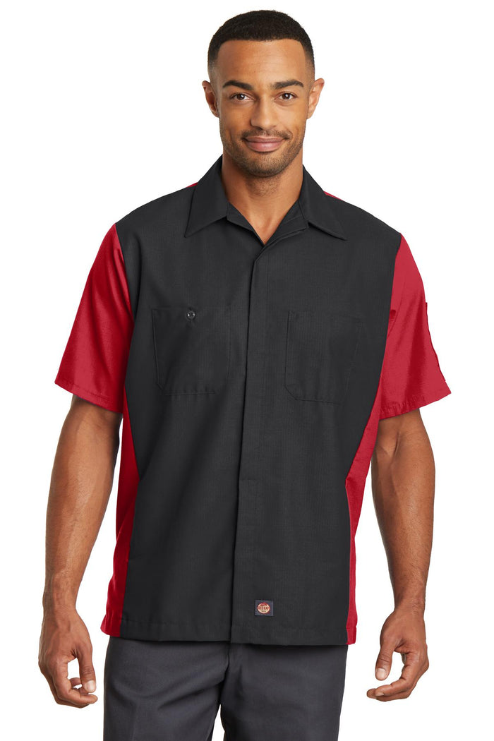 Red Kap ®  Short Sleeve Ripstop Crew Shirt. SY20