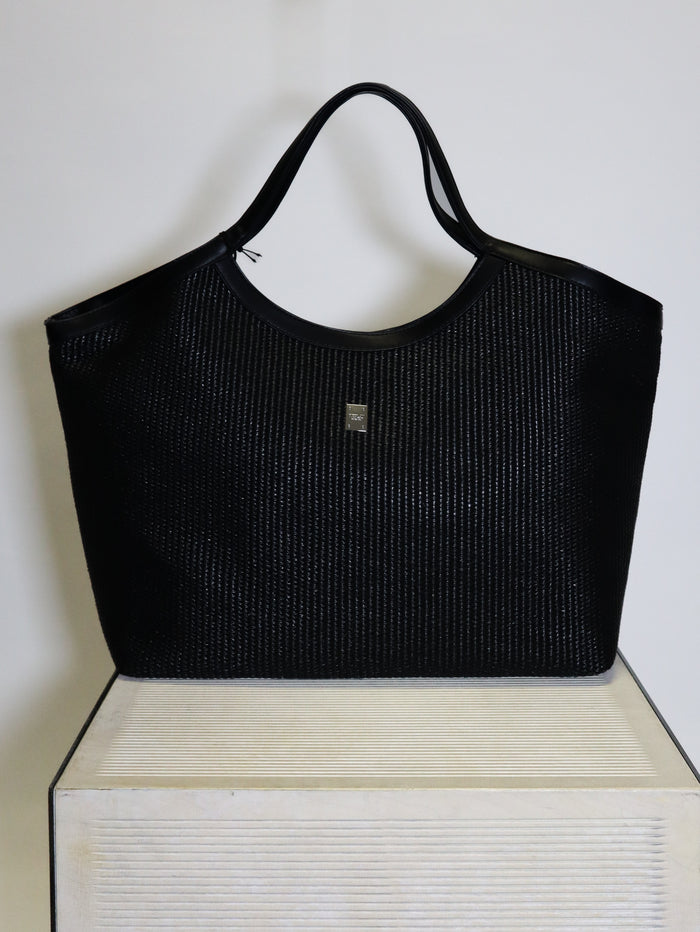 REPLAY DÁMSKÁ KABELKA Z RAFIE TYPU SHOPPER BAG