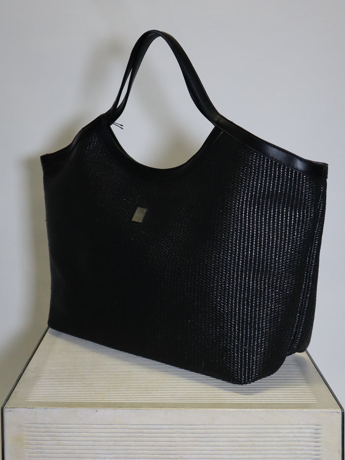 REPLAY DÁMSKÁ KABELKA Z RAFIE TYPU SHOPPER BAG