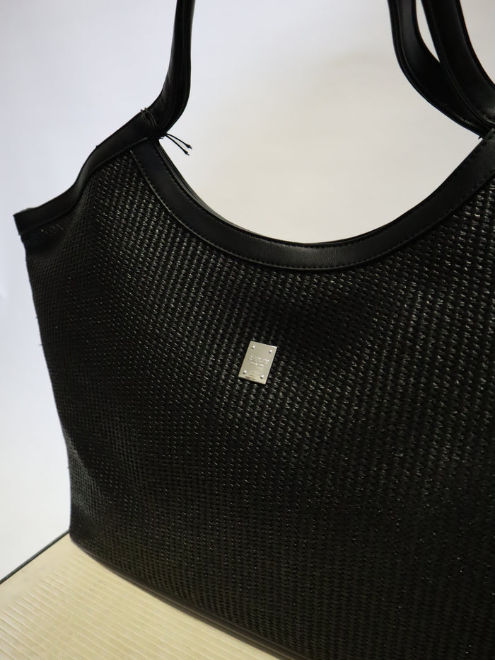 REPLAY DÁMSKÁ KABELKA Z RAFIE TYPU SHOPPER BAG