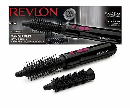 Revlon RVHA6017UK Curl Release 200 Watts Tangle Free Hot Air Hair Styler (Packaging may vary) - Shoppers-kart.com