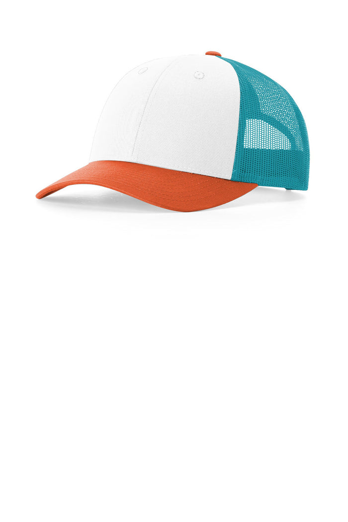 White/ Hawaiian Blue/ Pale Orange / M/L