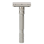 Rockwell Model T2 Adjustable Safety Razor Stainless Steel Matte Finish