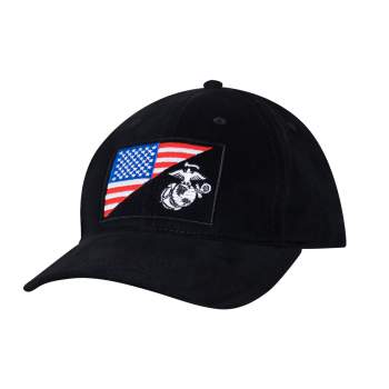 Rothco USMC Eagle, Globe and Anchor / US Flag Low Pro Cap