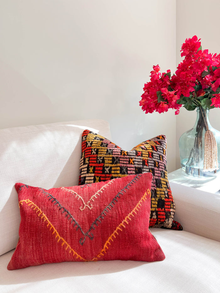 Sabo Lumbar Kilim Pillow (12x20)