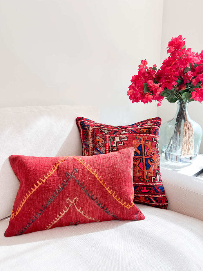 Sabo Lumbar Kilim Pillow (12x20)