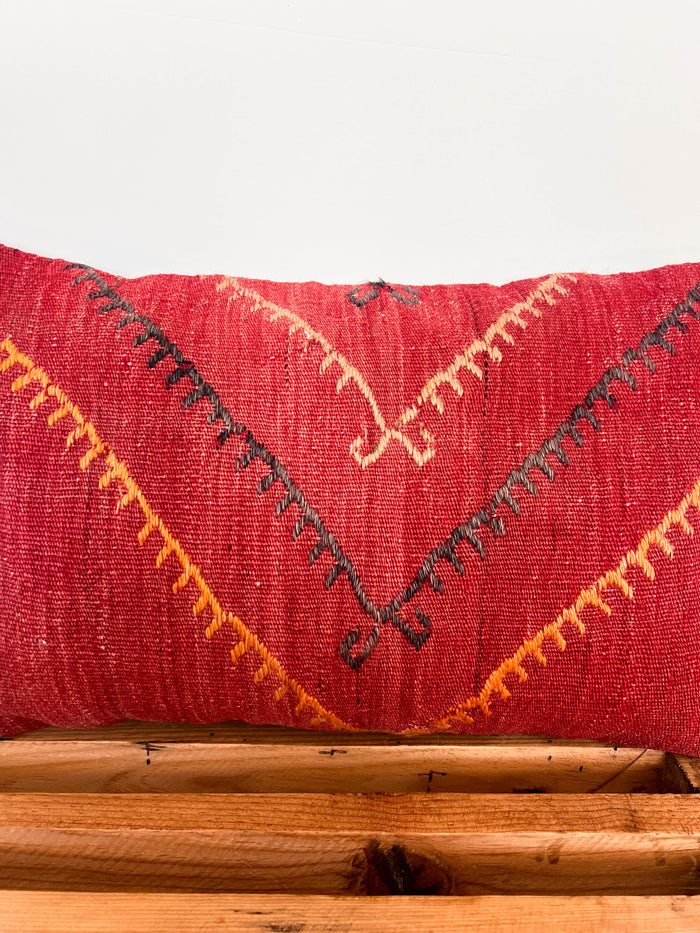 Sabo Lumbar Kilim Pillow (12x20)