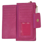 !SALE! Hot Pink Faux Leather NGIL Luxe Wristlet Wallet