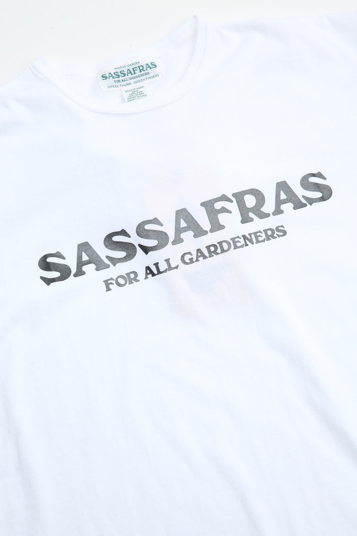 Sassafras T-Shirt 1/2 Single Yarn Cotton - White