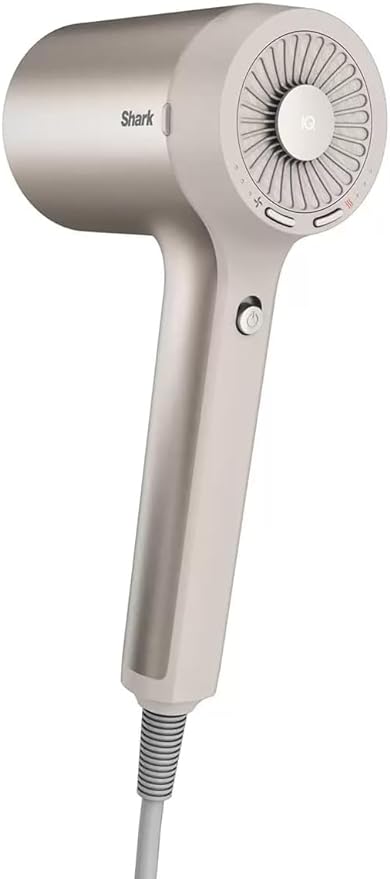 Shark Style iQ Ionic Hair Dryer & Styler [HD120UK] with 2 in 1 Concentrator, Diffuser, Brush - Stone - Shoppers-kart.com
