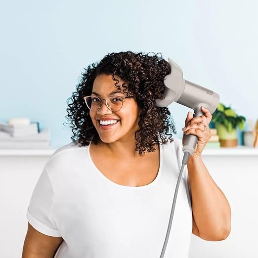 Shark Style iQ Ionic Hair Dryer & Styler [HD120UK] with 2 in 1 Concentrator, Diffuser, Brush - Stone - Shoppers-kart.com