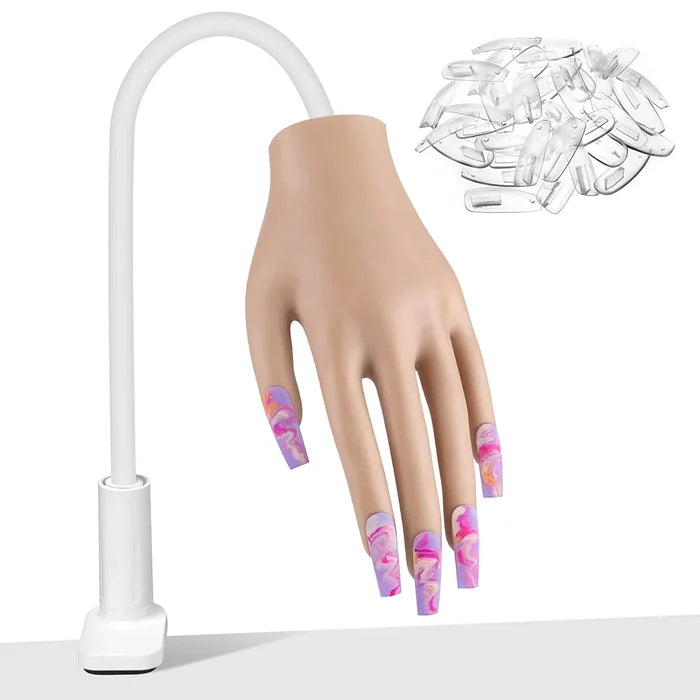 Silicone Nail Practice Hand