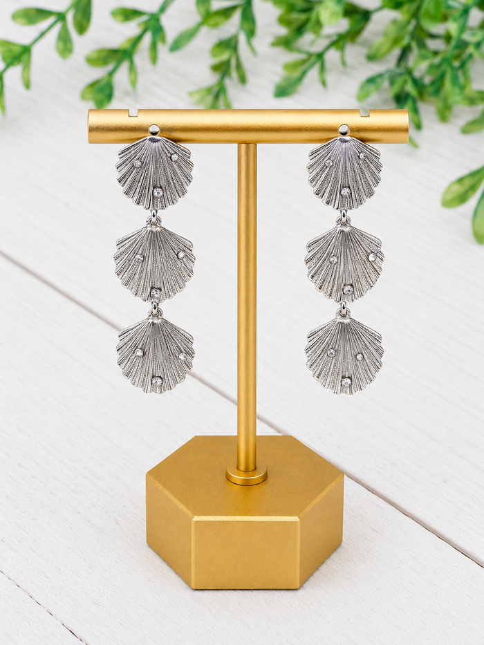 Silver Tide Earrings