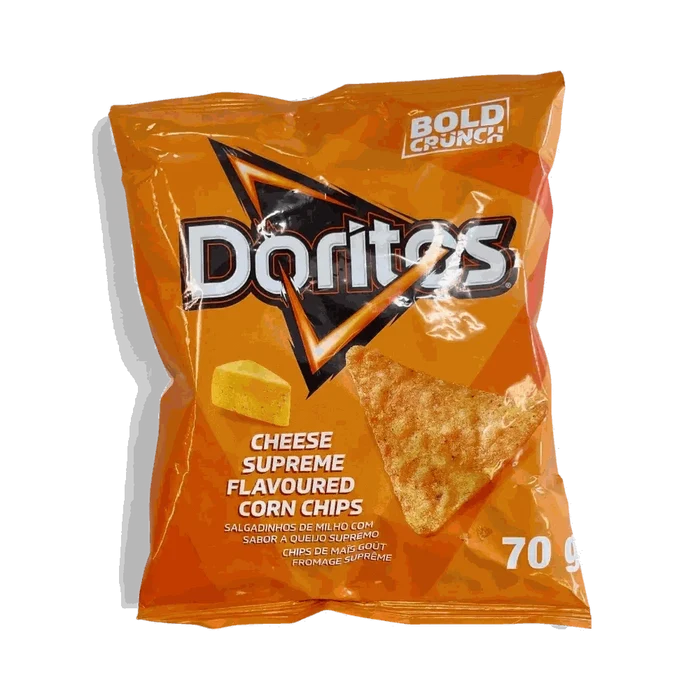 Simba Doritos Supreme Cheese 70g bold crunchy cheesy corn chips snack