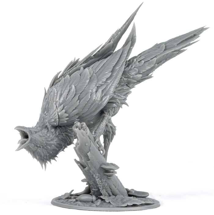 ABS-like 3D printer resin 5kg bulk grey detailed bird creature miniature printed in resin