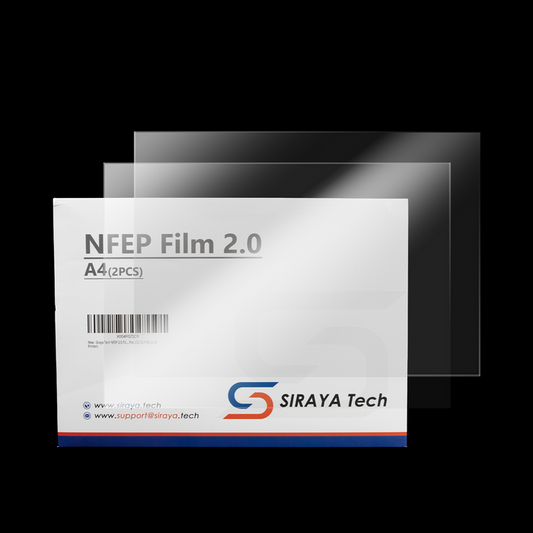 NFEP film 2.0 A4 2-piece pack for resin 3D printer vat replacement retail packaging