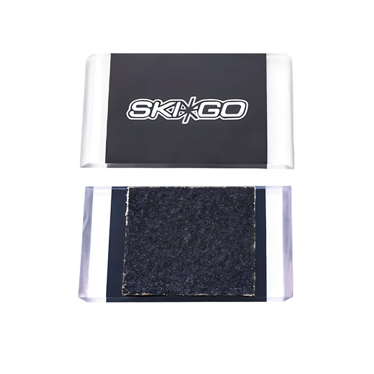 A product picture of the Ski*Go Grip Scraper with Sandpaper