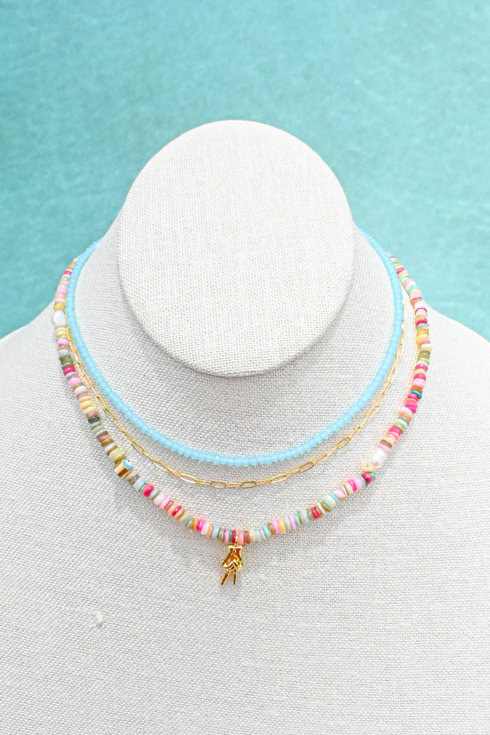 Sky Crystal Choker Necklace