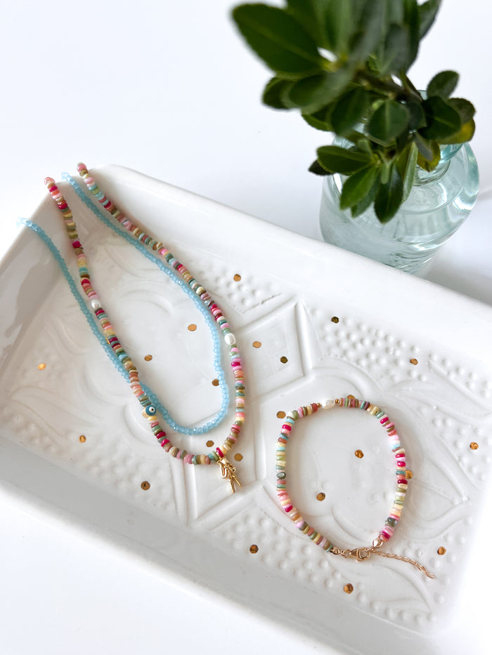 Sky Crystal Choker Necklace