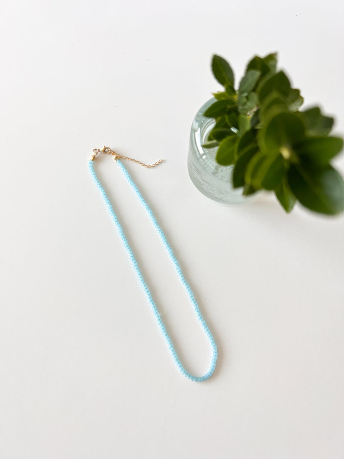Sky Crystal Choker Necklace