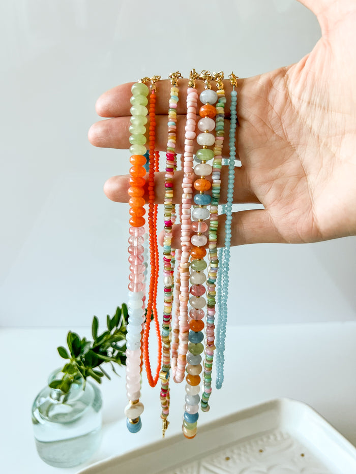 Sky Crystal Choker Necklace