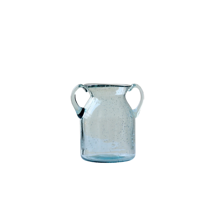 Small Blue Glass Vase