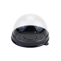 70mm Black Base With Dome Lid - TEM IMPORTS™