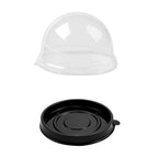 70mm Black Base With Dome Lid - TEM IMPORTS™