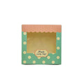 Small Square Printed Paper Box Window - Happy Day Theme - TEM IMPORTS™