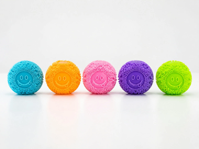 Smiley Squish Dough Fill Texture Ball