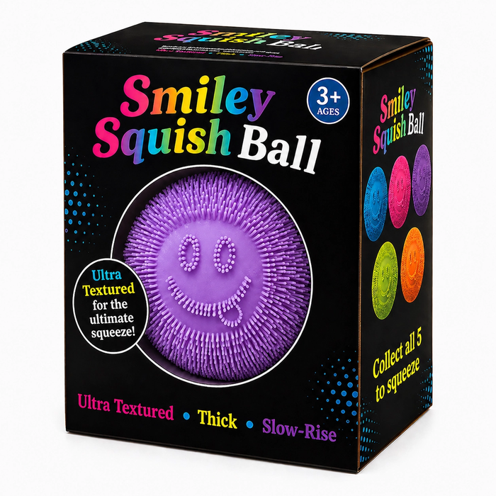 Smiley Squish Dough Fill Texture Ball
