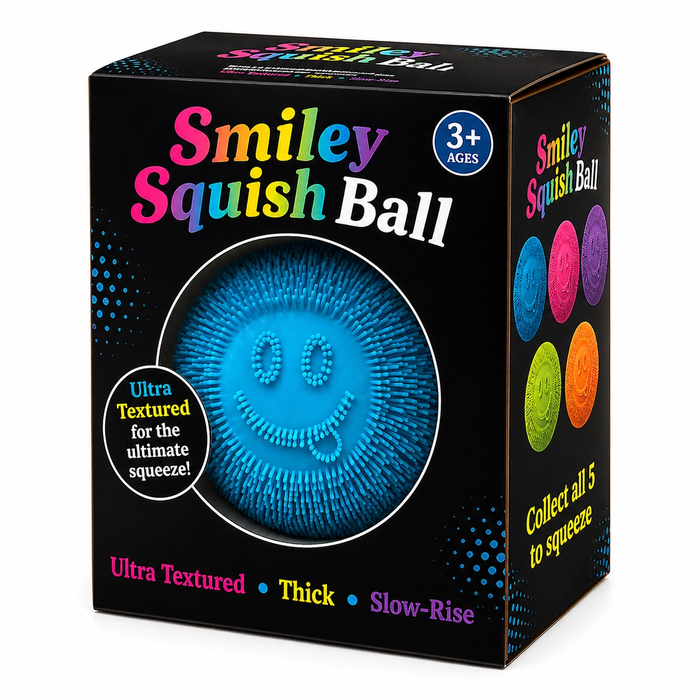 Smiley Squish Dough Fill Texture Ball