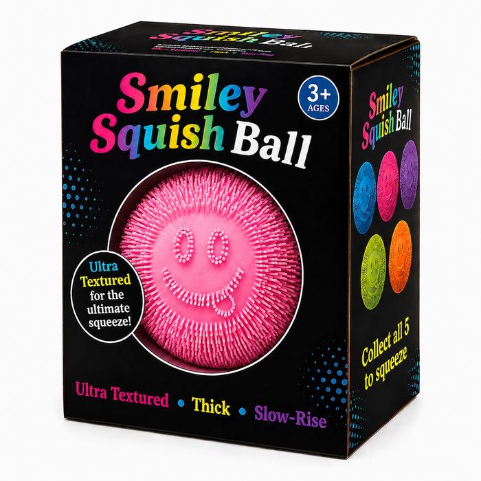 Smiley Squish Dough Fill Texture Ball