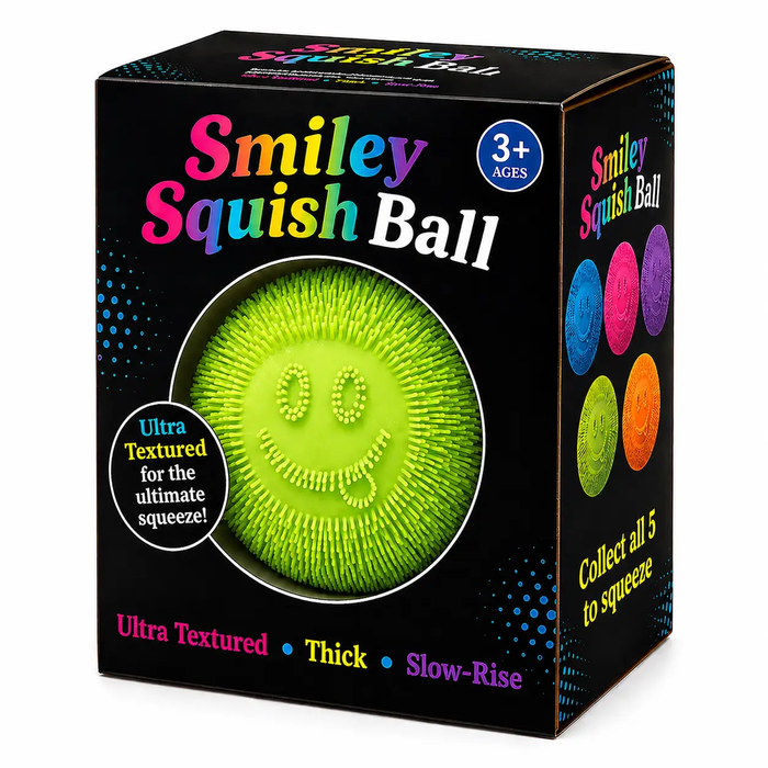 Smiley Squish Dough Fill Texture Ball