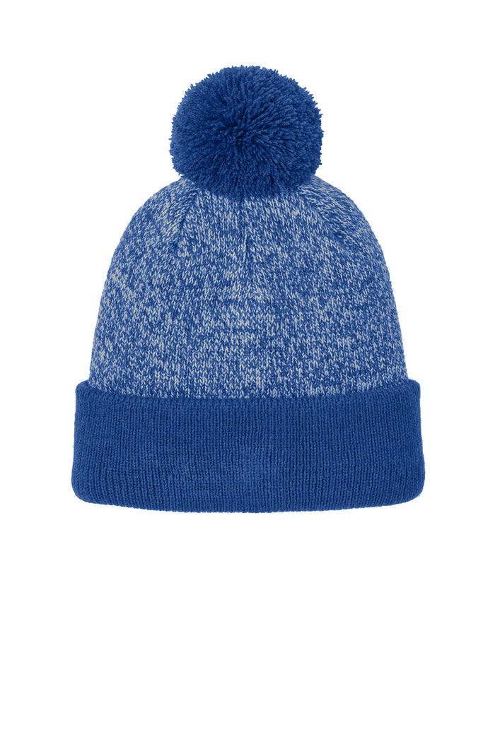 Sport-Tek ®  Halftime Heather Pom Beanie STC68