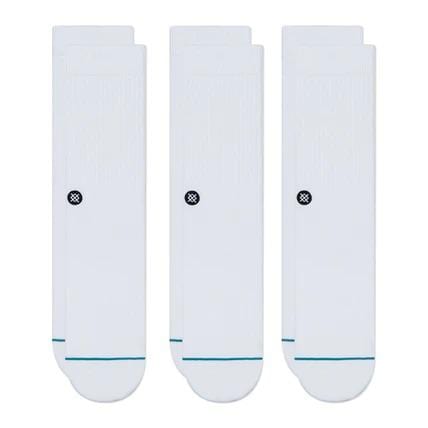 Stance Icon 3 Pack Sock White
