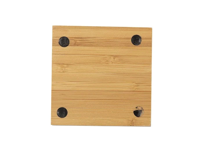 Sublimation Blanks Square Bamboo Coaster(9.7*9.7cm/3.7inch*3.7inch)
