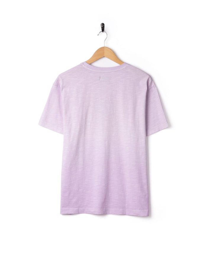 Sun Daze Womens Short Sleeve T-Shirt in Light Purple