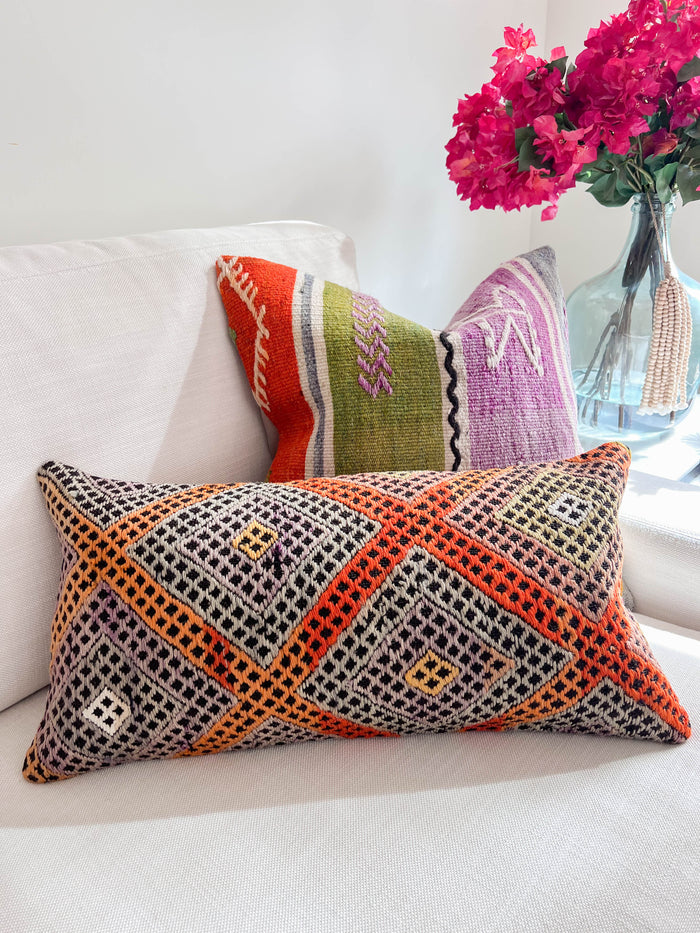 Sunshine II Kilim Pillow (12x24)